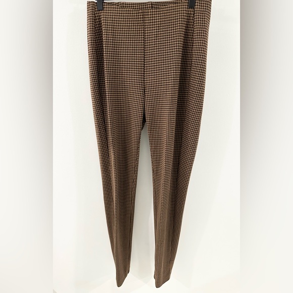 J. Jill Ponte Knit Leggings Brown Herringbone Size Medium Tall - Picture 5 of 7